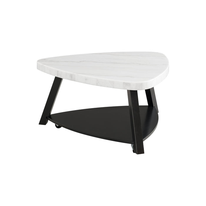 Trinity White Marble Top Coffee Table