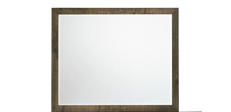 Elements International Bailey Mirror in Warm Walnut image