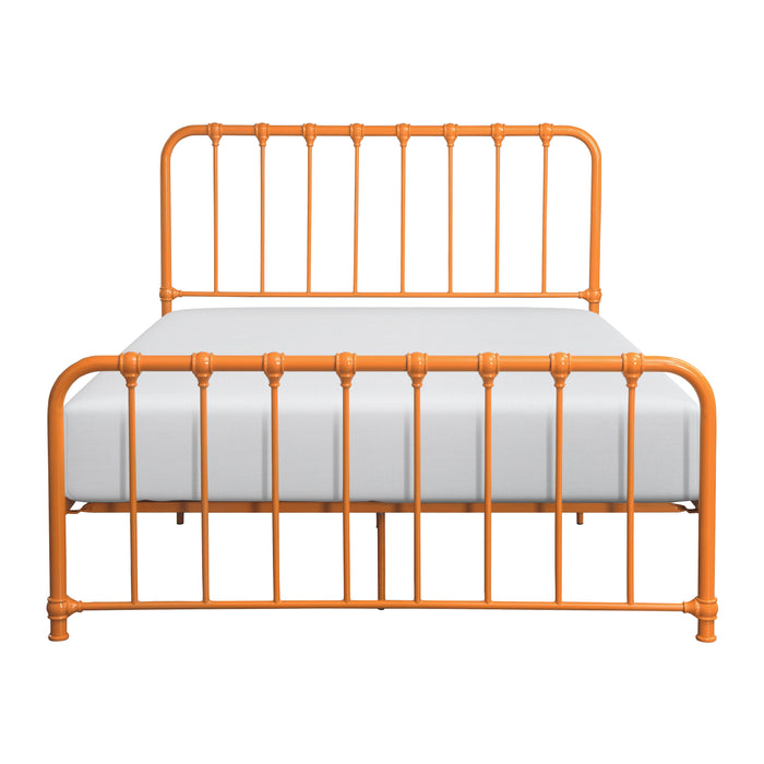 Bethany Queen Platform Bed in Orange - 1571RN-1