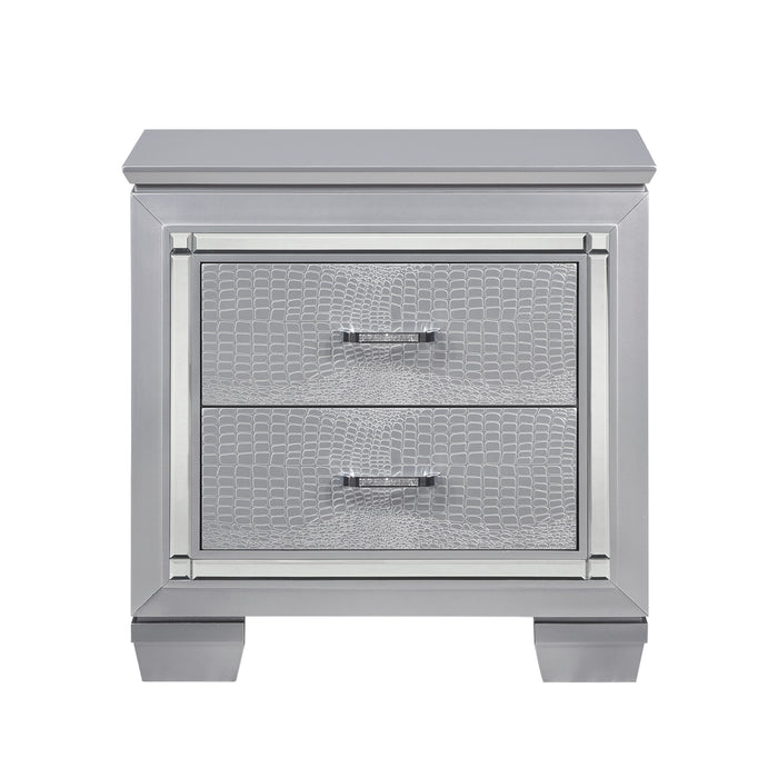 Allura Nightstand, LED Lighting in Transparent/Gold/Silver/Champagne - 1916-4