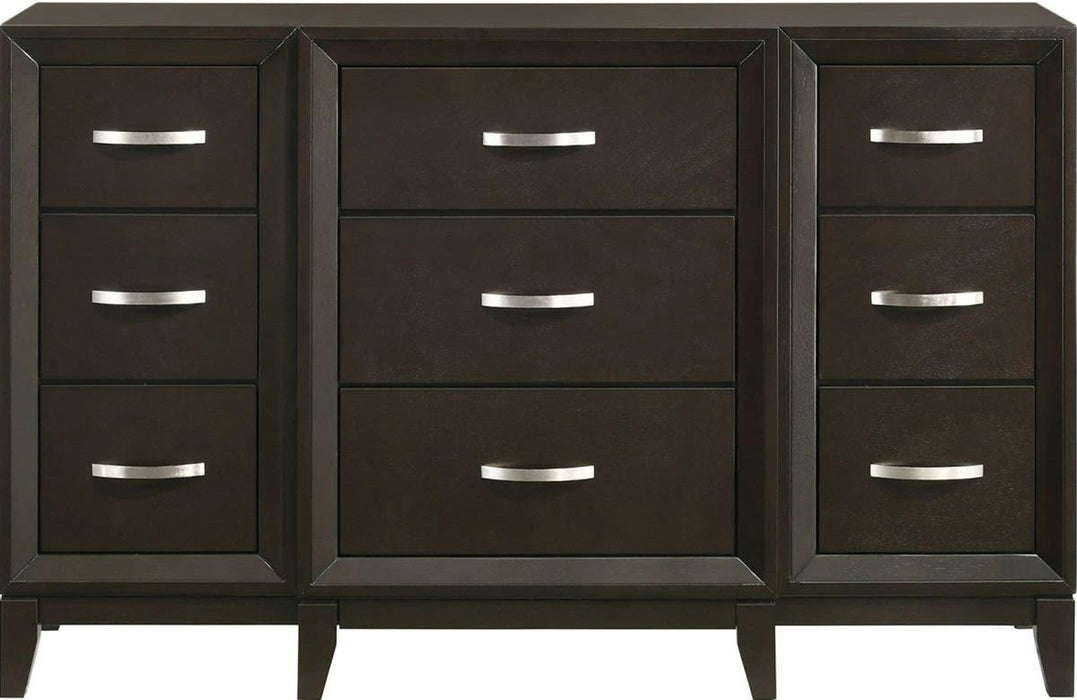 Elements International Beaumont Youth Dresser in Merlot