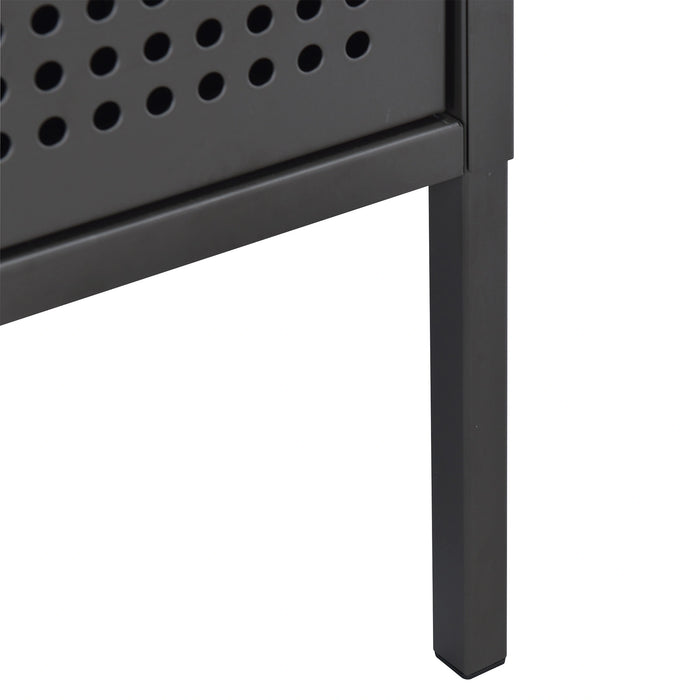 Ember Nightstand (C-1094) GREY NIGHTSTAND W/ USB