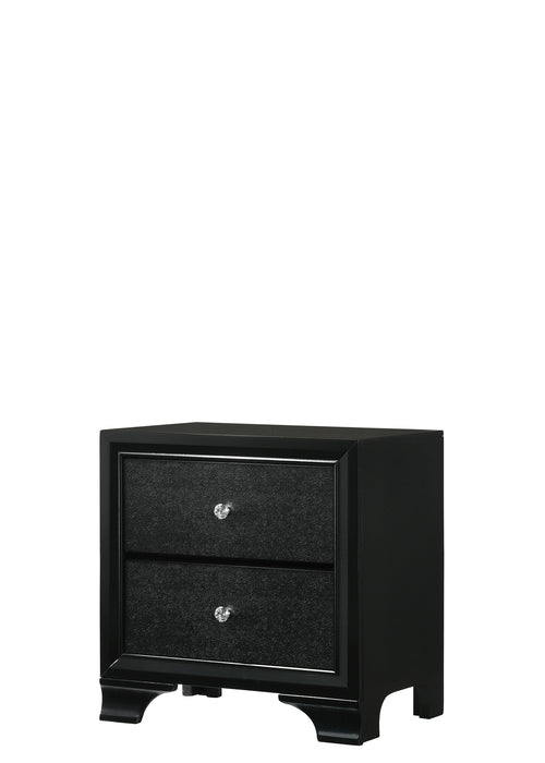 Crown Mark Micah Nightstand in Black image