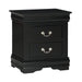 Crown Mark Furniture Louis Philip Nightstand in Black image