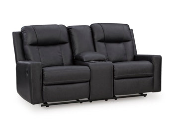 Mackmenville Reclining Loveseat with Console
