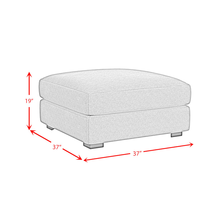 Arizona 7PC Sectional Set with RHF Chaise in Steno Black