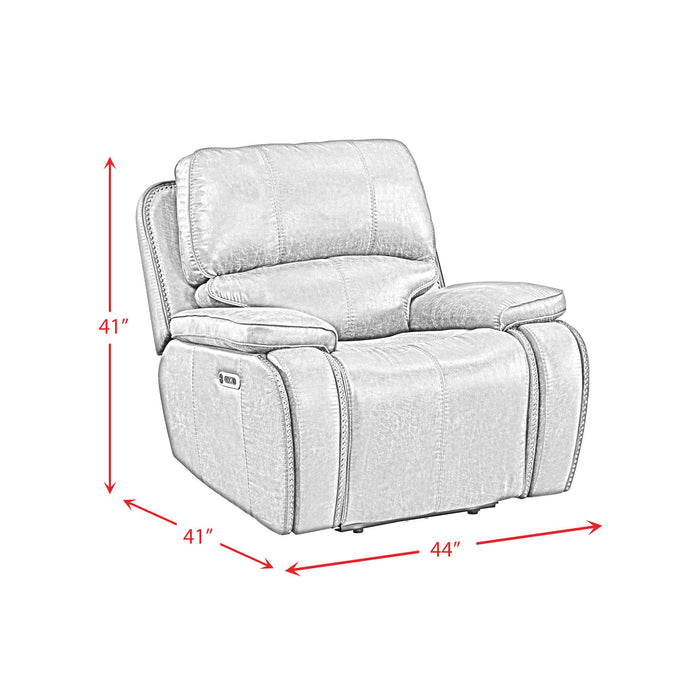 Atlantis 3PC Living Room Set in Heritage Brown-Sofa, Loveseat & Recliner