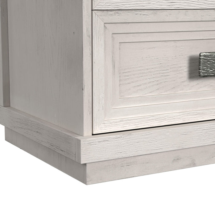 Avalanche 3-Drawer Nightstand with USB in Antique White