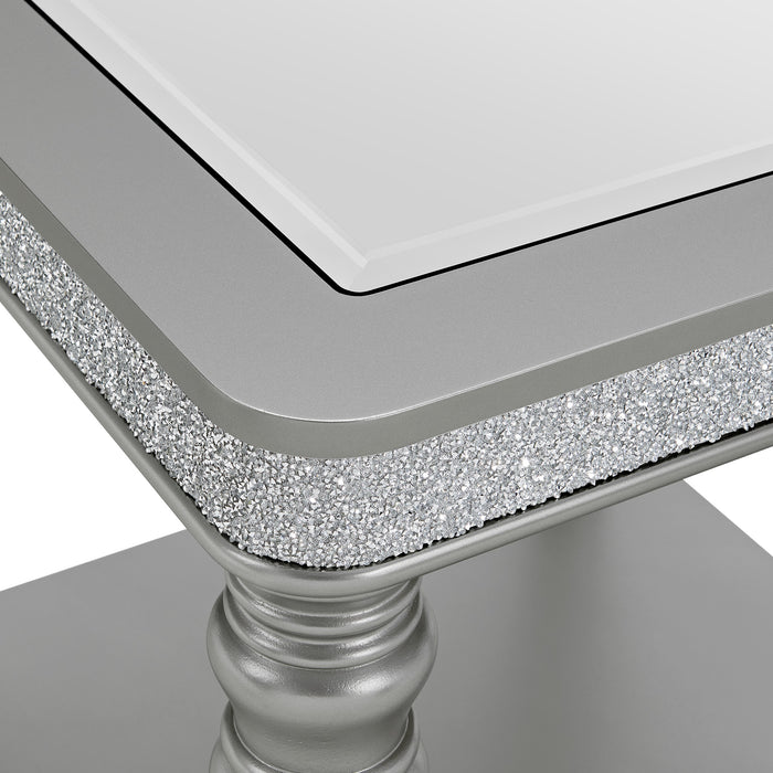 Avril Sofa Table in Silver