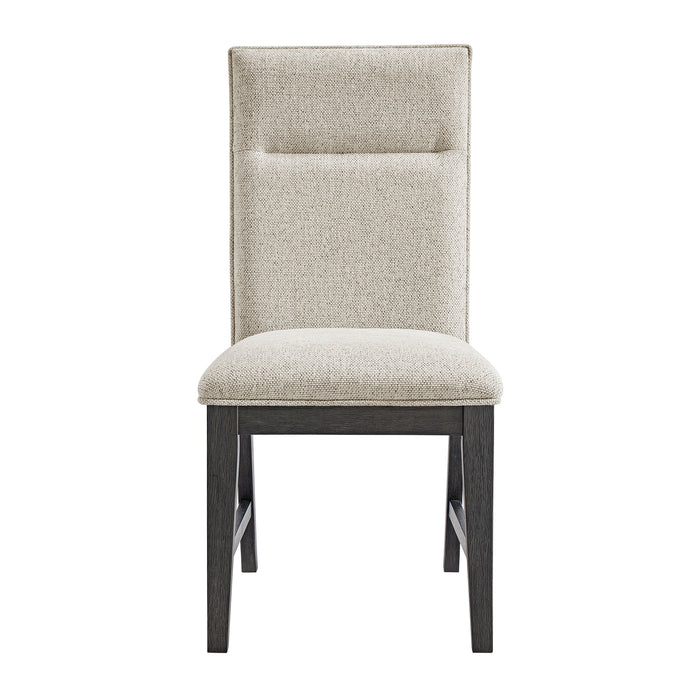 Axel Dining Chair with Light Grey Fabric in Espresso (2 Per Carton)