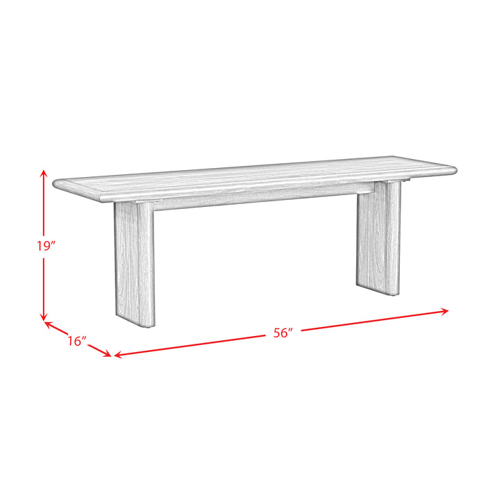 Brisbane Standard Height Dining Set in Brown-Table and Four Fabric Chairs