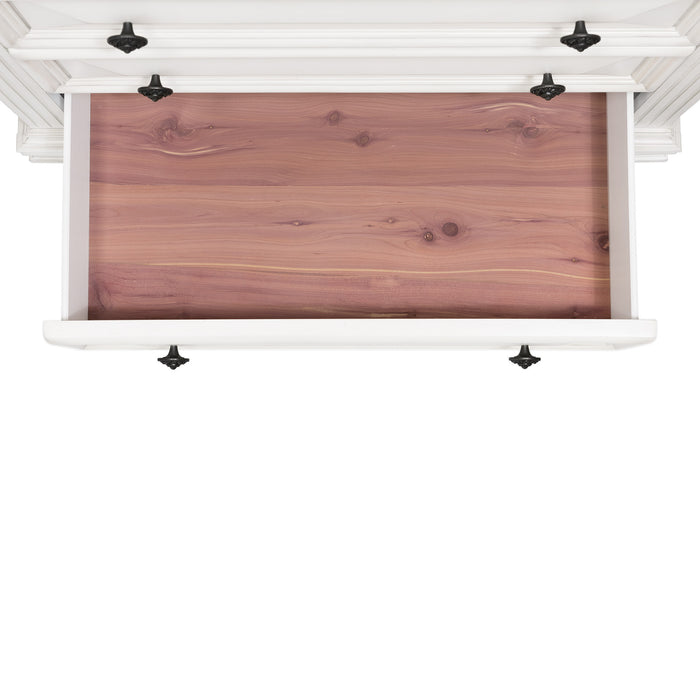 Calloway Chest Antique White Color