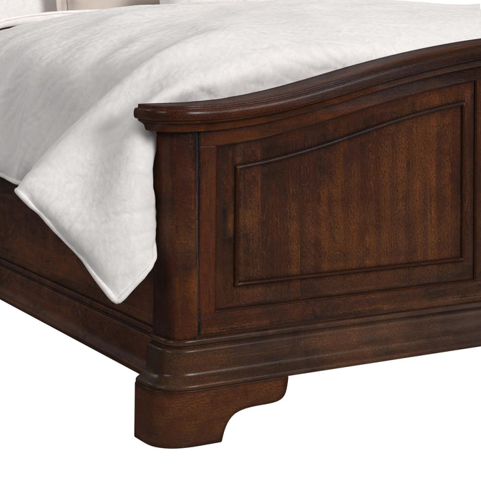 Cameron Cherry Panel Bed