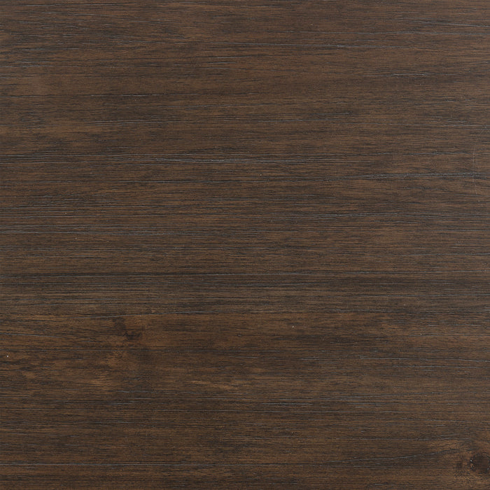 Martin 3 pc Drop Leaf Dining Set (Dark Brown Top - White Base)