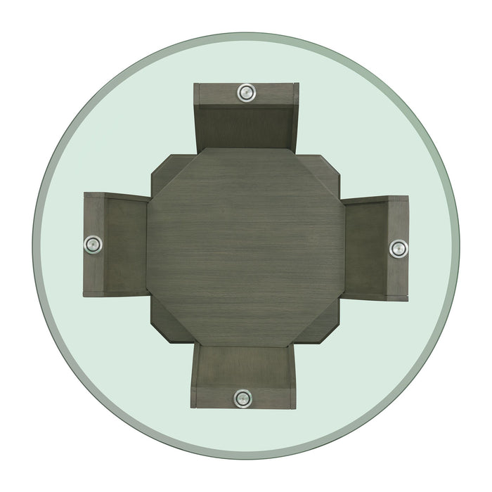 Dapper Grey Round Dining Table