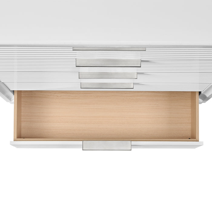 Denmark 5-Drawer Chest in White