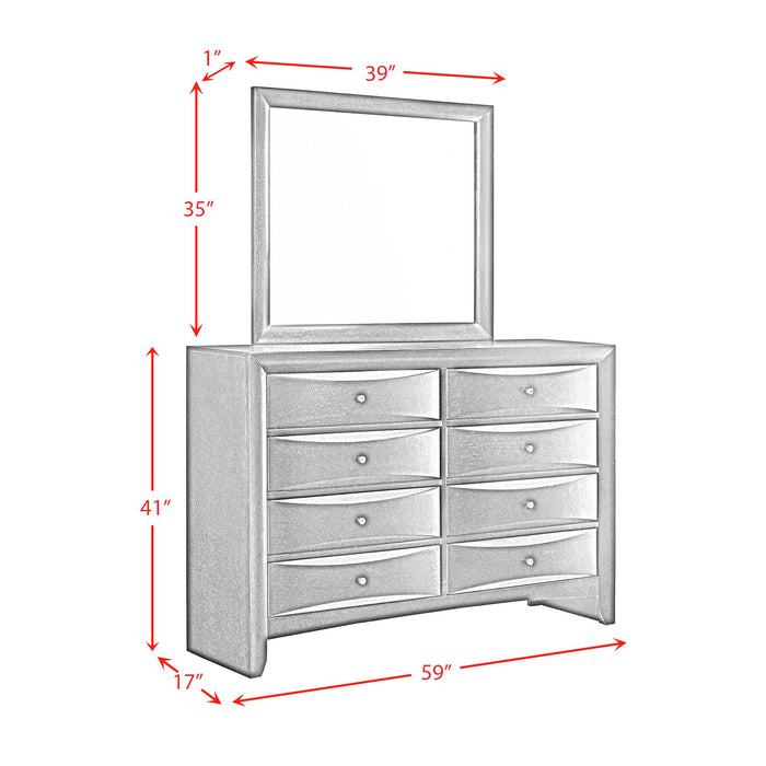 Emily Dresser & Mirror Set