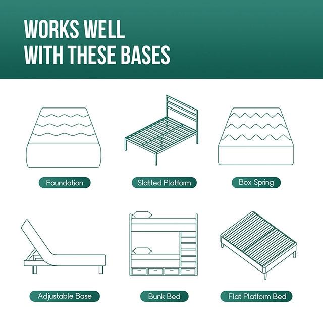 Artemisia 6" Full, Queen, & Twin Memory Foam Mattress