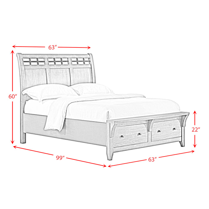Gage Sleigh Storage Bed
