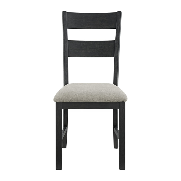 Garcia 5PC Dining Set with Table and 4 Chairs in Black