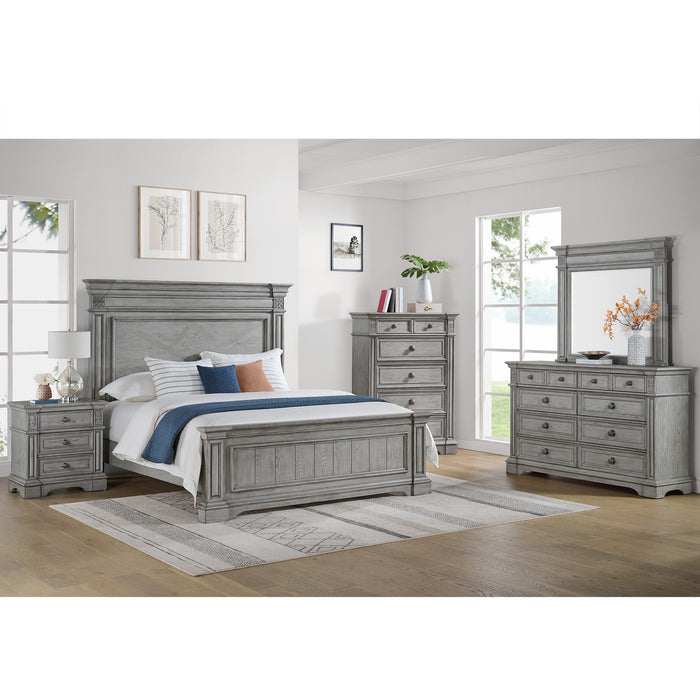 Glenmore 8-Drawer Dresser in Aged Grey
