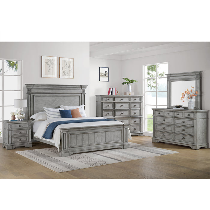 Glenmore 8-Drawer Dresser in Aged Grey