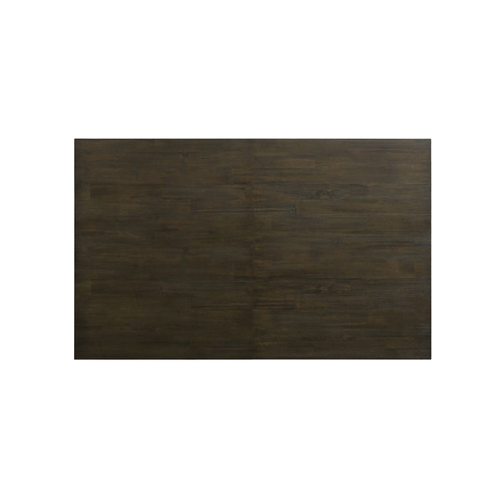 Grady 6PC Dining Set (72" Table + 4 Chairs + Bench) in Brown