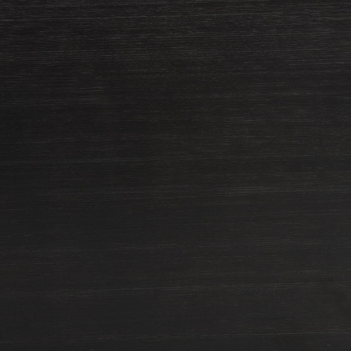 Grady 7PC Dining Set in Black-Table & Six Slat Back Chairs