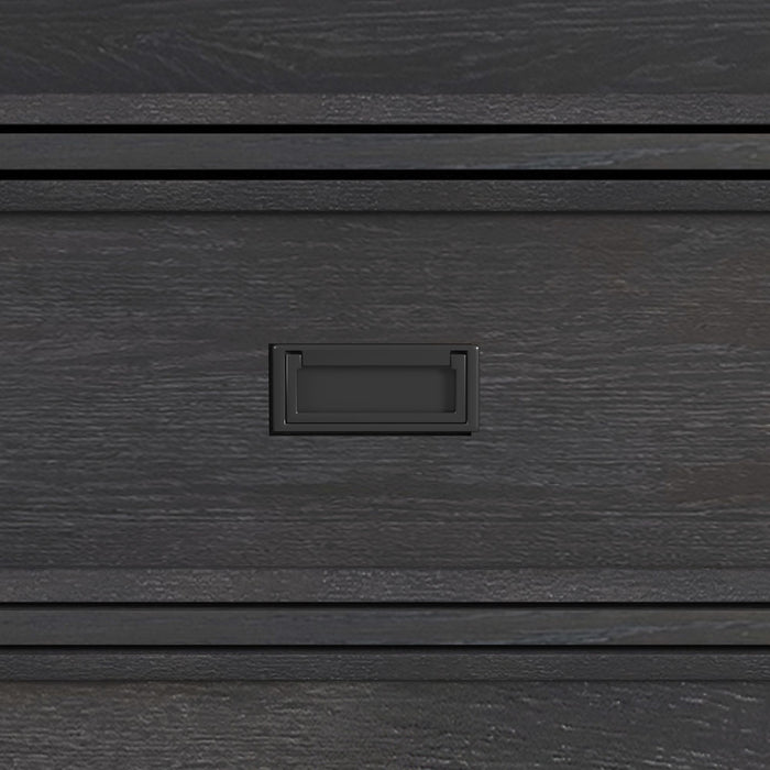 Hampton Kids Over Loft with Ladder and Desk with Speaker Bedroom Set