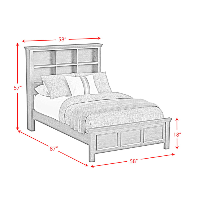 Hampton Kids Bookcase Bed