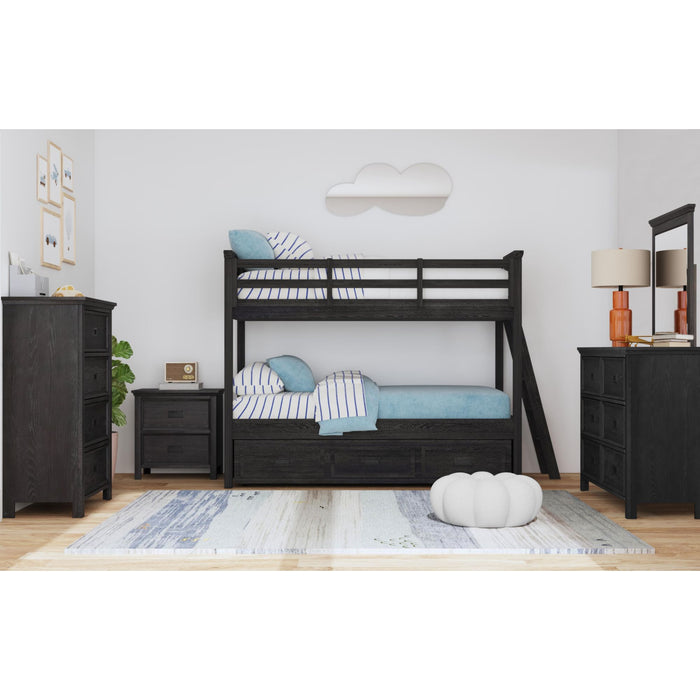 Hampton Kids Over Bunk with Ladder and Trundle