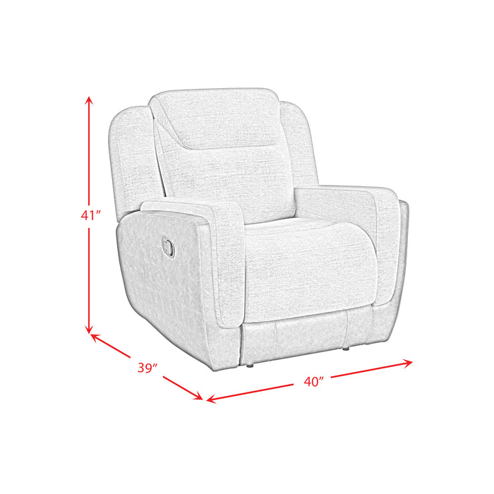 Hornet Motion Glider Recliner in Rancho Grey