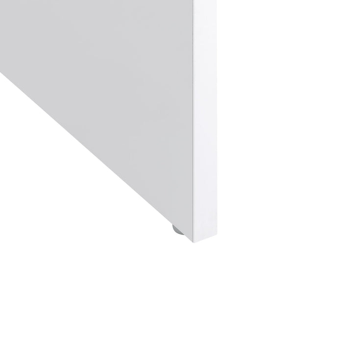 Irvine Mini Dressing Table with Stool, LED and USB in Glossy White