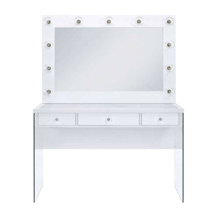 Jacey Complete Dressing Table with Lightbulbs