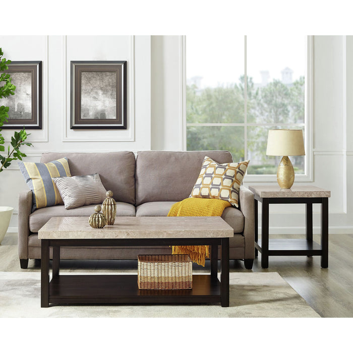 Kansas 3PC Occasional Table Set-Coffee Table, One End Table & One Sofa Table