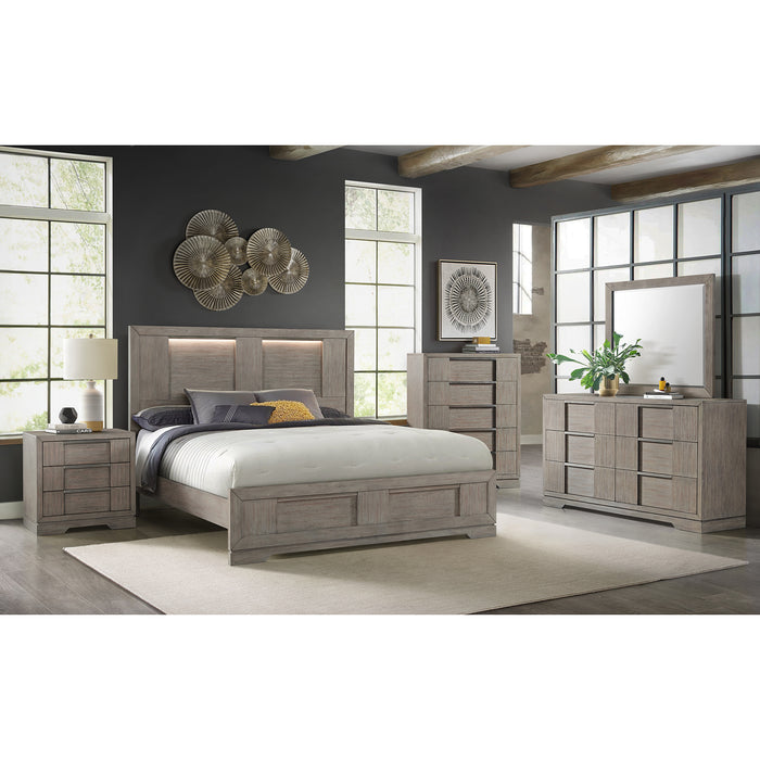 Kelis Dresser and Mirror Set in Grey