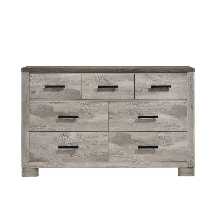 Millers Cove Dresser Two-Tone Grey (Sturdy)