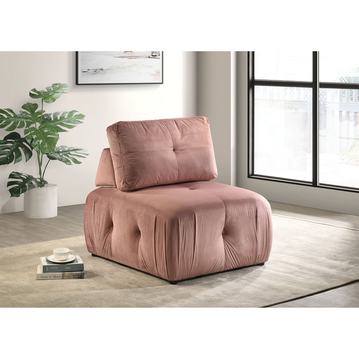 Nahla Modular Chair in Marine Rose