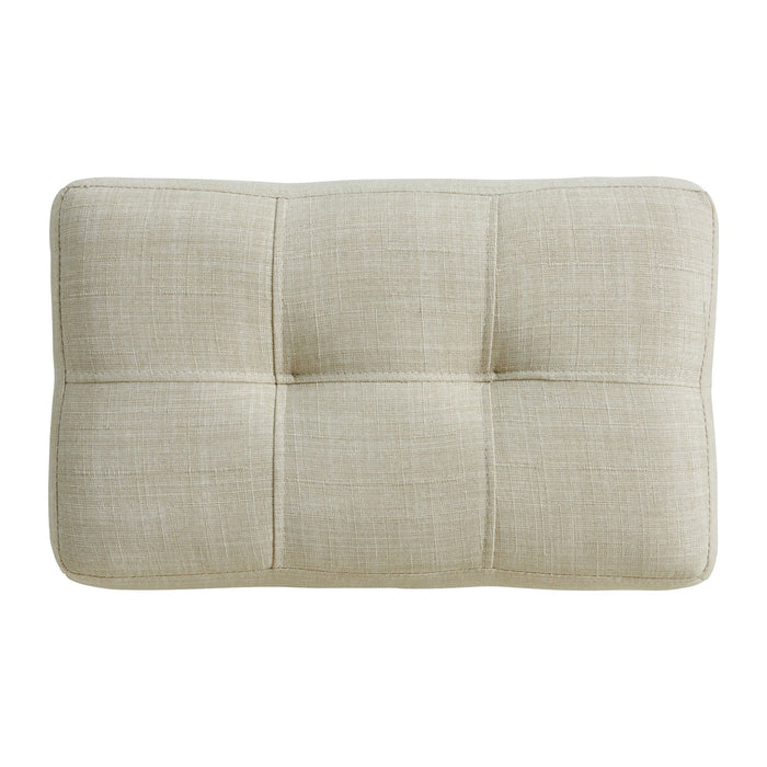 Oak Lawn Grey Bar Table Single Pack (Table + 3 Tan Fabric Stools)