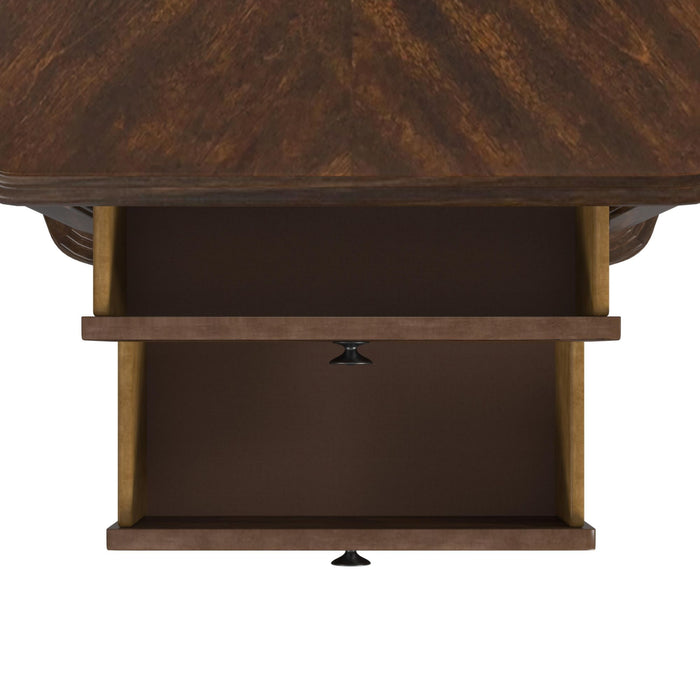 Phillipe 2-Drawer Cabinet with USB in Cherry