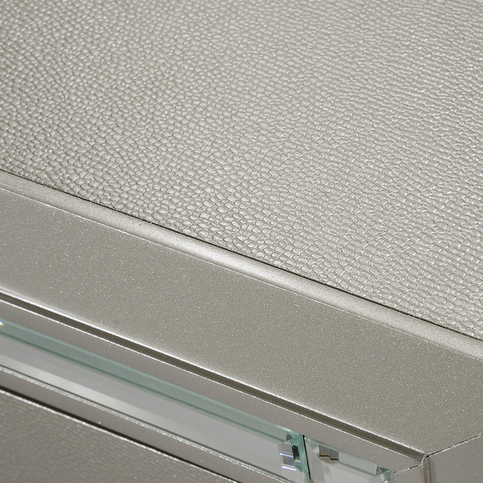 Platinum Platform Storage Bedroom Set