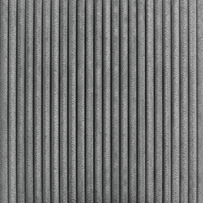 Ridgemont Standard Height Dining Set in Black with Grain-Table and Four Grey Fabric Chairs