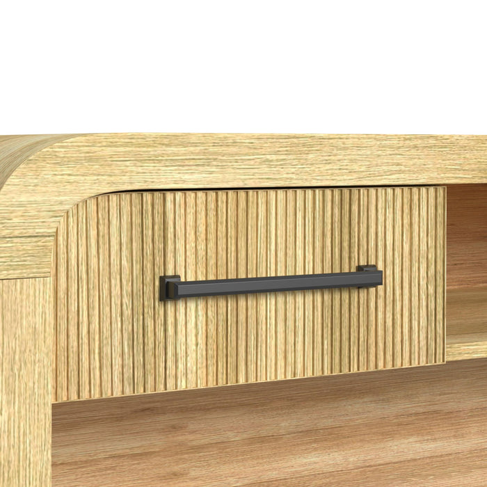 Ridgemont Dressing Table and Mirror in Natural