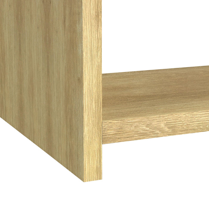 Ridgemont End Table with USB in Natural