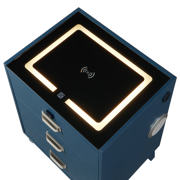 Rio Nightstand with Electronic Features