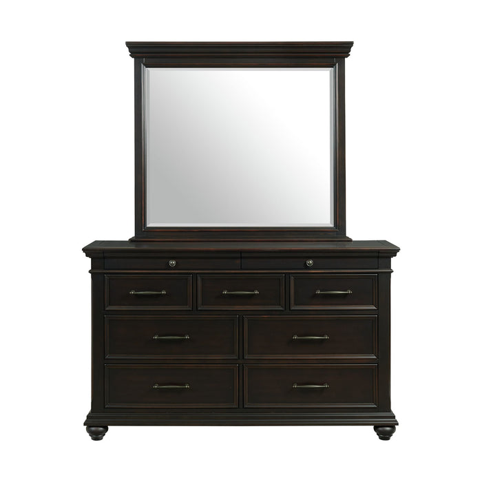 Slater Dresser & Mirror Set Black