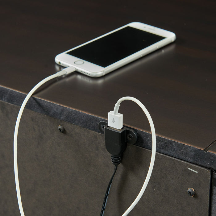 Slater Platform Storage Bedroom Set Black