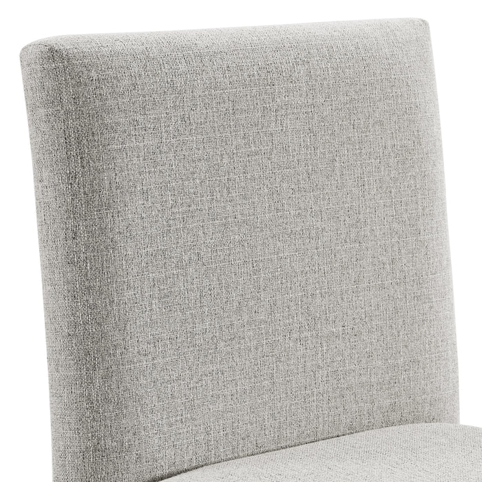 Seneca Counter Side Chair with Grey Fabric in Brown (2 Per Carton)