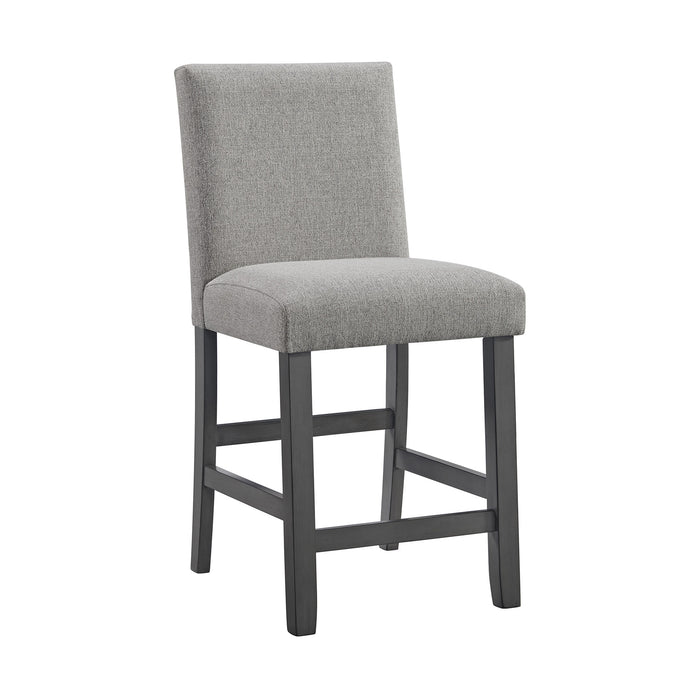 Seneca Counter Side Chair with Grey Fabric in Grey (2 Per Carton)