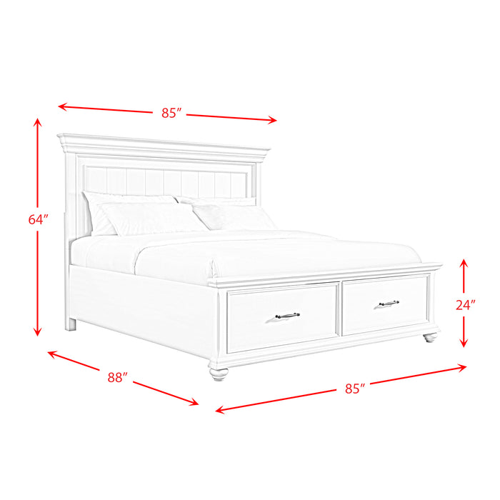 Slater Platform Storage Bed